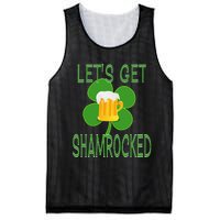 Let's Get Shamrocked St. Patty's Day Mesh Reversible Basketball Jersey Tank