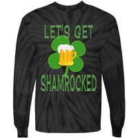 Let's Get Shamrocked St. Patty's Day Tie-Dye Long Sleeve Shirt