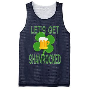 Let's Get Shamrocked St. Patty's Day Mesh Reversible Basketball Jersey Tank