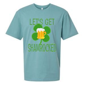 Let's Get Shamrocked St. Patty's Day Sueded Cloud Jersey T-Shirt