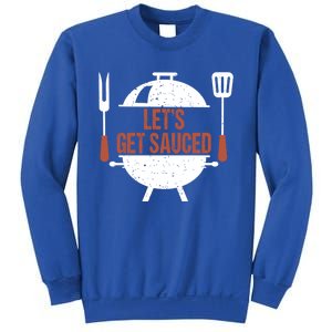 Let's Get Sauced Bbq Grill Barbecue Gift Sweatshirt