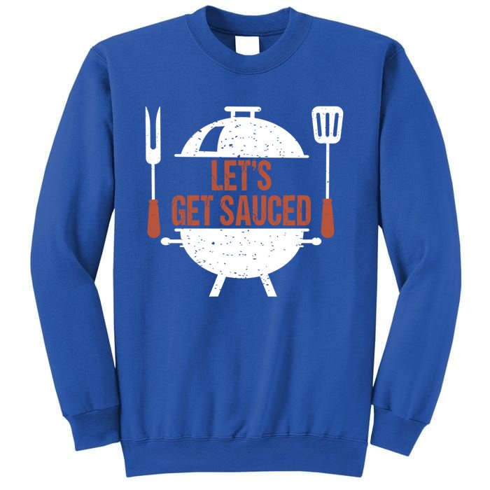 Let's Get Sauced Bbq Grill Barbecue Gift Sweatshirt