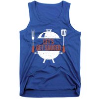 Let's Get Sauced Bbq Grill Barbecue Gift Tank Top