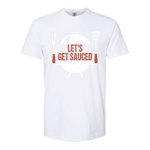 Let's Get Sauced Bbq Grill Barbecue Gift Softstyle CVC T-Shirt