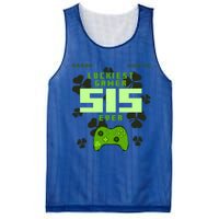 Lucky Gamer Sis Ever Gamepad Shamrock Funny Sis Clover Sis Gift Mesh Reversible Basketball Jersey Tank