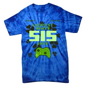 Lucky Gamer Sis Ever Gamepad Shamrock Funny Sis Clover Sis Gift Tie-Dye T-Shirt