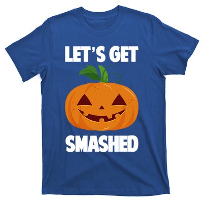 LetS Get Smashed Funny Halloween Pumpkin Gift T-Shirt