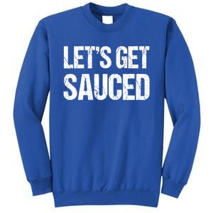 Let's Get Sauced Bbq Grill Barbecue Gift Sweatshirt