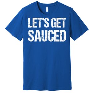 Let's Get Sauced Bbq Grill Barbecue Gift Premium T-Shirt