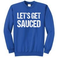 Let's Get Sauced Bbq Grill Barbecue Gift Tall Sweatshirt