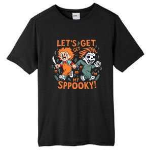 LETS GET SPOOKY WITCHES Funny Halloween Quote Tall Fusion ChromaSoft Performance T-Shirt