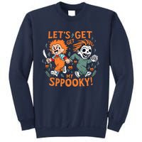 LETS GET SPOOKY WITCHES Funny Halloween Quote Sweatshirt