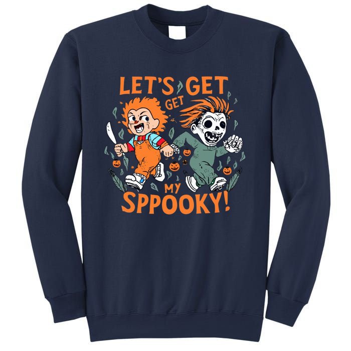 LETS GET SPOOKY WITCHES Funny Halloween Quote Sweatshirt