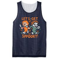 LETS GET SPOOKY WITCHES Funny Halloween Quote Mesh Reversible Basketball Jersey Tank