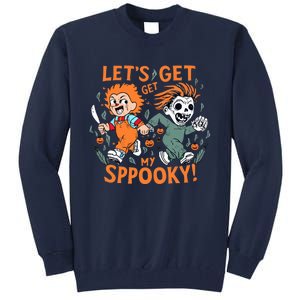 LETS GET SPOOKY WITCHES Funny Halloween Quote Tall Sweatshirt