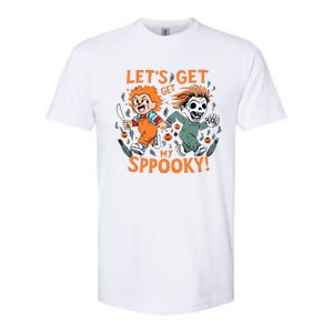 LETS GET SPOOKY WITCHES Funny Halloween Quote Softstyle CVC T-Shirt