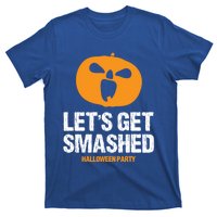 LetS Get Smashed Funny Halloween Party Orange Pumpkin Cool Gift T-Shirt