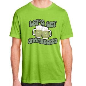 Let's Get Shamrocked Lucky Clover Drinking Team Saint Patrick's Day Adult ChromaSoft Performance T-Shirt