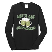 Let's Get Shamrocked Lucky Clover Drinking Team Saint Patrick's Day Long Sleeve Shirt