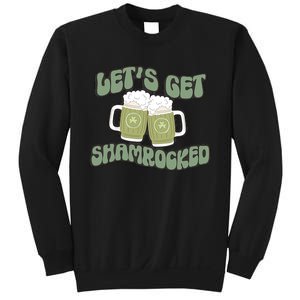 Let's Get Shamrocked Lucky Clover Drinking Team Saint Patrick's Day Sweatshirt