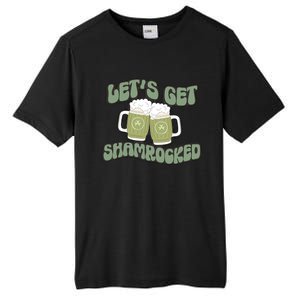 Let's Get Shamrocked Lucky Clover Drinking Team Saint Patrick's Day Tall Fusion ChromaSoft Performance T-Shirt