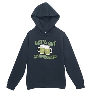 Let's Get Shamrocked Lucky Clover Drinking Team Saint Patrick's Day Urban Pullover Hoodie