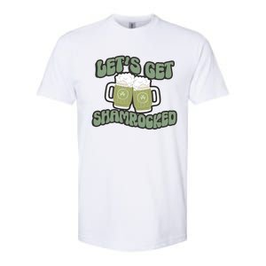 Let's Get Shamrocked Lucky Clover Drinking Team Saint Patrick's Day Softstyle CVC T-Shirt