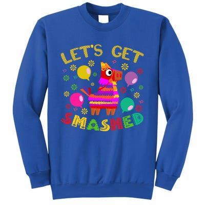 Lets Get Smashed Cinco De Mayo Gift Pinata Fiesta Mexican Gift Sweatshirt