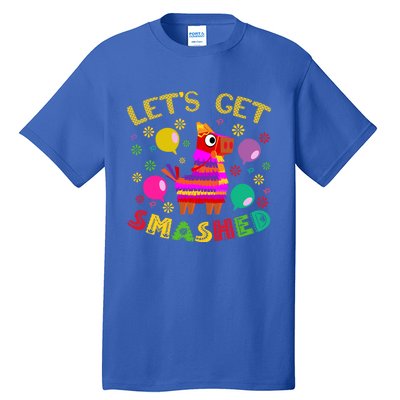 Lets Get Smashed Cinco De Mayo Gift Pinata Fiesta Mexican Gift Tall T-Shirt