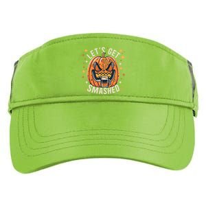 LetS Get Smashed Pumpkin Beer Halloween Funny Gift Adult Drive Performance Visor