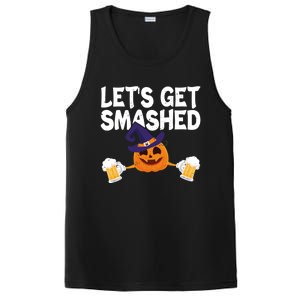 LetS Get Smashed Halloween Pumpkin Spooky Ing Great Gift PosiCharge Competitor Tank