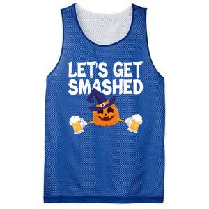 LetS Get Smashed Halloween Pumpkin Spooky Ing Great Gift Mesh Reversible Basketball Jersey Tank