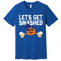 LetS Get Smashed Halloween Pumpkin Spooky Ing Great Gift Premium T-Shirt