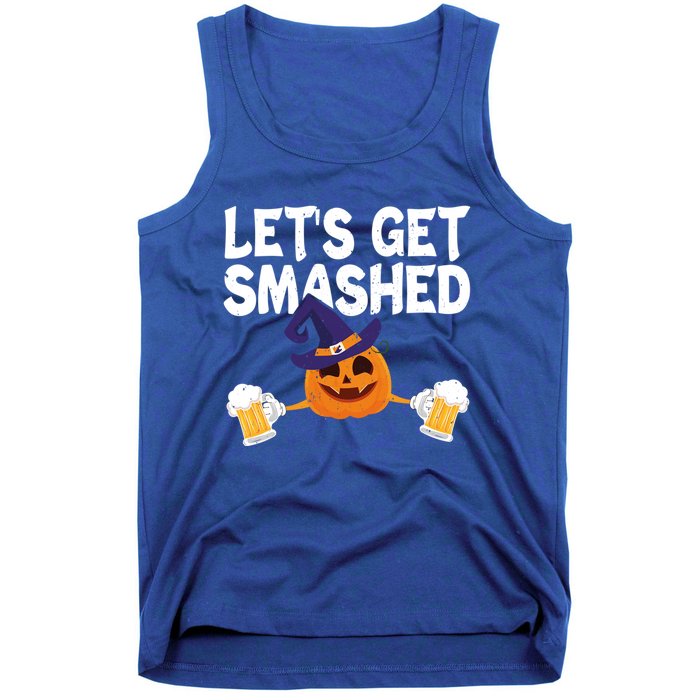 LetS Get Smashed Halloween Pumpkin Spooky Ing Great Gift Tank Top