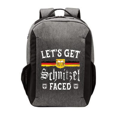 Lets Get Schnitzel Faced Funny Oktoberfest Vector Backpack