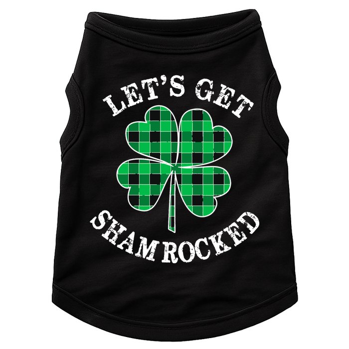Let's Get Shamrocked: St. Patrick's Day Design With Clover Doggie Tank