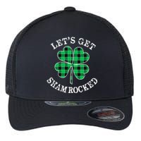 Let's Get Shamrocked: St. Patrick's Day Design With Clover Flexfit Unipanel Trucker Cap