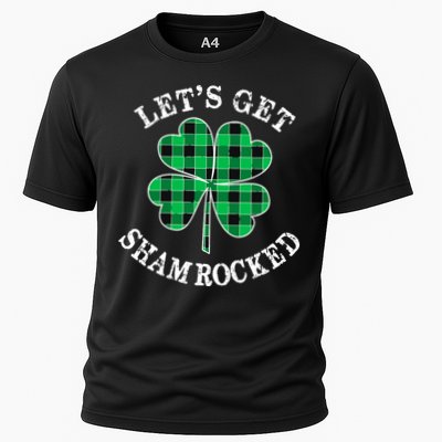 Let's Get Shamrocked: St. Patrick's Day Design With Clover Performance Shirt