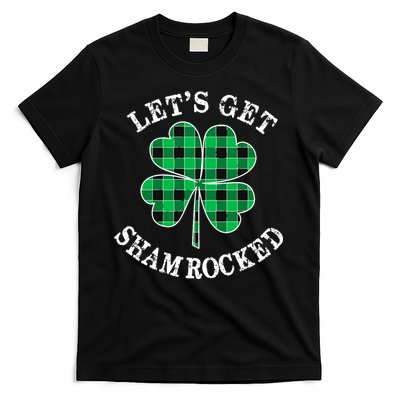 Let's Get Shamrocked: St. Patrick's Day Design With Clover T-Shirt