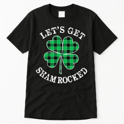 Let's Get Shamrocked: St. Patrick's Day Design With Clover Tall T-Shirt