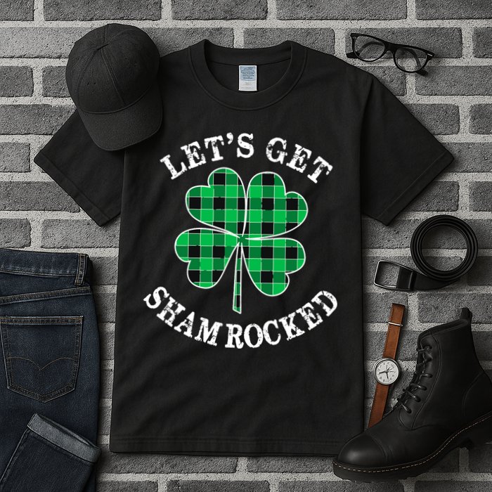 Let's Get Shamrocked: St. Patrick's Day Design With Clover Tall T-Shirt