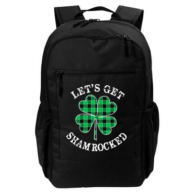 Let's Get Shamrocked: St. Patrick's Day Design With Clover Daily Commute Backpack