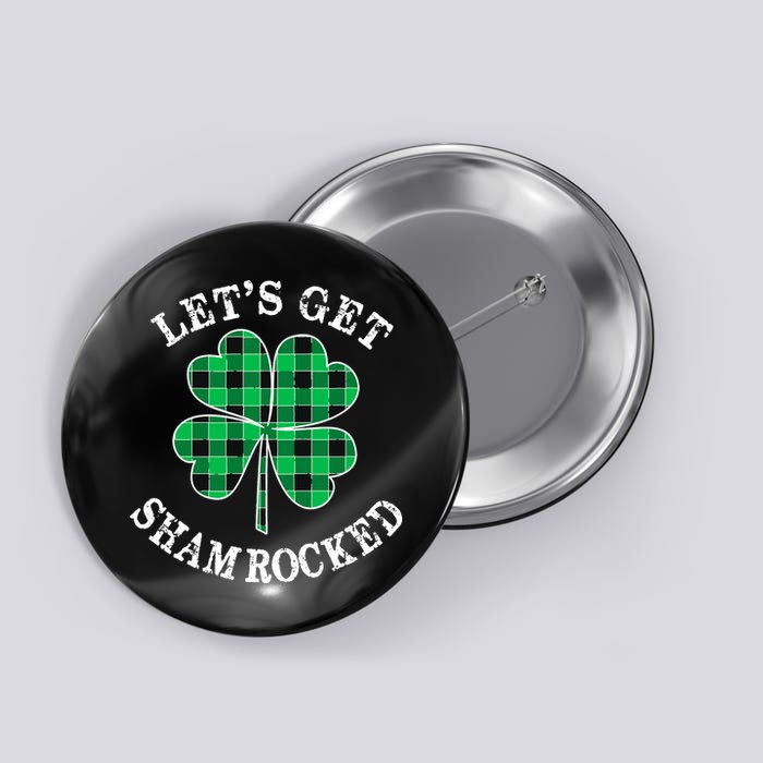 Let's Get Shamrocked: St. Patrick's Day Design With Clover Button