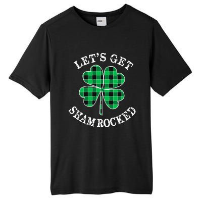 Let's Get Shamrocked: St. Patrick's Day Design With Clover Tall Fusion ChromaSoft Performance T-Shirt