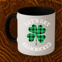 Let's Get Shamrocked: St. Patrick's Day Design With Clover Mug