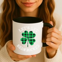 Let's Get Shamrocked: St. Patrick's Day Design With Clover Mug