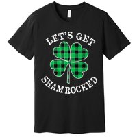 Let's Get Shamrocked: St. Patrick's Day Design With Clover Premium T-Shirt