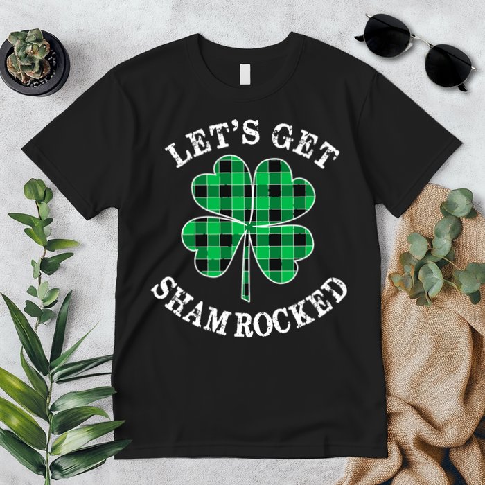 Let's Get Shamrocked: St. Patrick's Day Design With Clover Premium T-Shirt