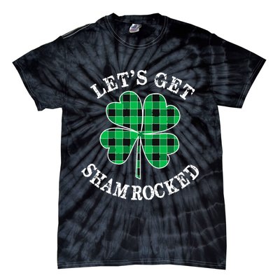 Let's Get Shamrocked: St. Patrick's Day Design With Clover Tie-Dye T-Shirt
