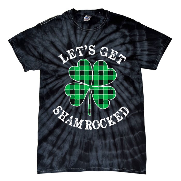 Let's Get Shamrocked: St. Patrick's Day Design With Clover Tie-Dye T-Shirt
